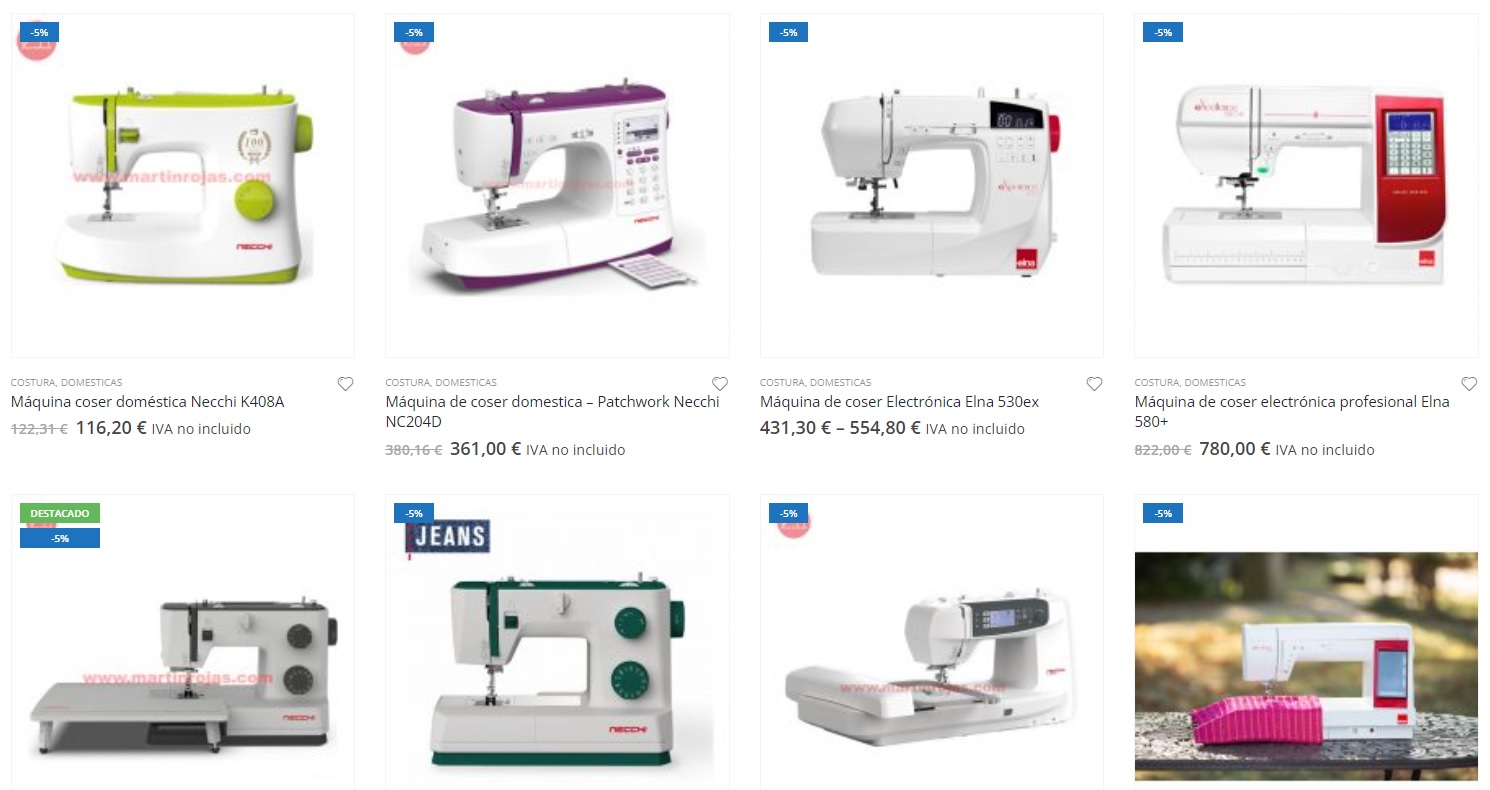 ▷¿Cómo elegir entre los diferentes modelos de máquina de coser domesticas?  - M. Martín Rojas S.L